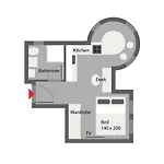 Little Castle Near Airport And Messe شقة